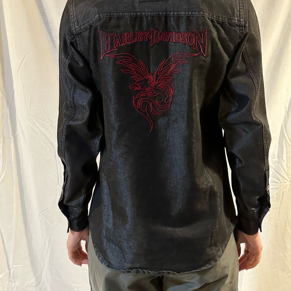 Harley Davidson Button Up Jacket - image 7